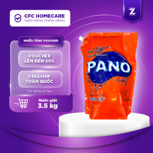 Nước giặt Pano túi 3.5KG Tiết kiệm Khử mùi Thơm lâu