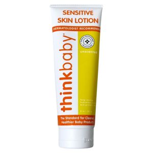Thinkbaby Sensitive Skin Lotion Unscented Long-Lasting Hydration and Protection for Dry Skin  227g