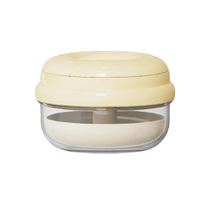 Mishilei Elastic Lifting Portable Denture Case No-Leak Design Sealed Denture Soak Cup Dustproof Case Draining Function