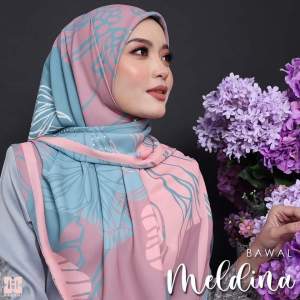 BAWAL SQUARE MELDINA [Chiffon crepe/Bidang 48/122cmx122cm] By Hanami