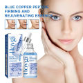 Hoygi Facial Hydrating Serum Blue Copper Peptide Solution Deep Nourish Lock Water Shrink Pores Brighten Skin Rejuvenation Face Essence. 