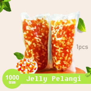 Rainbow Jelly Rasa Leci 1 Kg Halal Nata De Coco Jely Pelangi Campuran Es Buah Jeli Kiloan Murah