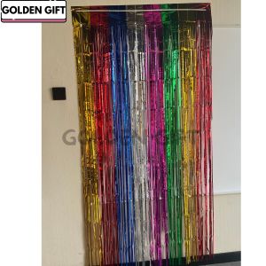 TIRAI RUMBAI PLASTIK /TIRAI RUMBAI PESTA/TIRAI RUMBAI WARNA WARNI/TIRAI RUMBAI FOIL/Backdrop/slinger / GLOSSY