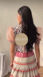 NAWANG DRESS TENUN- BAJU TENUN