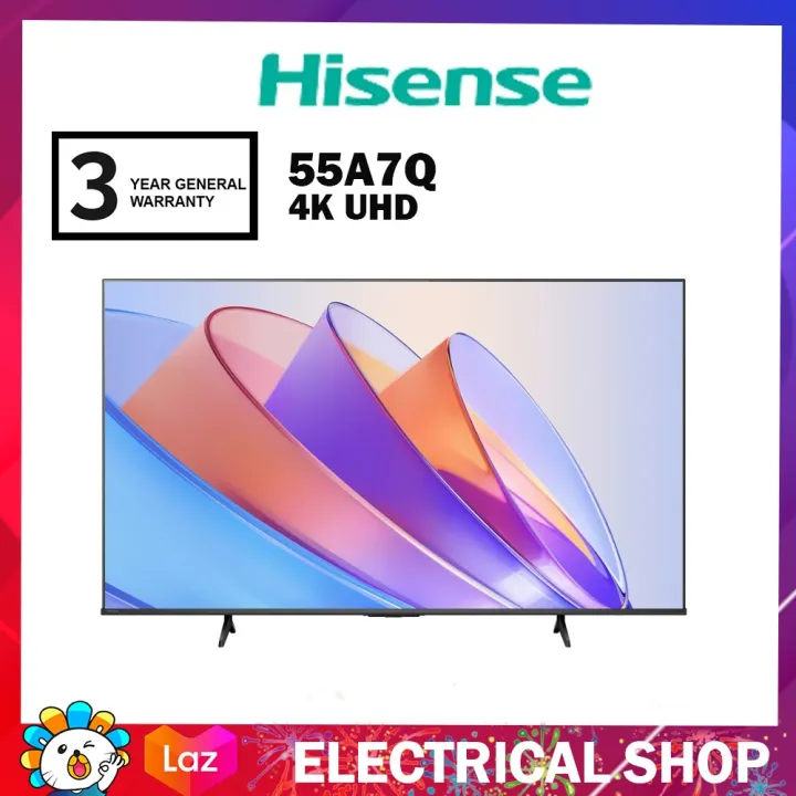 Hisense 50'' 50A7Q / 55'' 55A7Q 4K UHD A7Q Series 4K UHD Smart TV Television