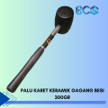 Palu Keramik Ergonomis Gagang Besi Lapis Karet 300gr untuk Keramik & Batu. 