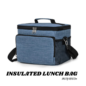 Portable Insulated Lunch Box | Large Capacity Lunch Bag | Outdoor Picnic Lunch Bag Large Oxford Waterproof Lunch Bag.