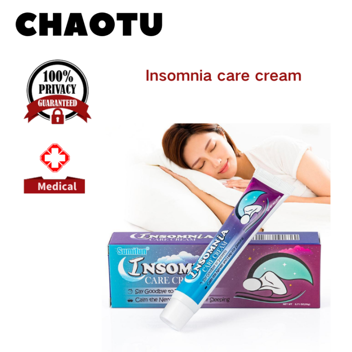 Insomnia care cream, 20g, ointment, help sleep, reduce stress, relax