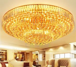 Đèn ốp trần pha lê D6 kích thước lớn cao cấp 3 chế độ sáng sang trọng đèn chiếu sáng đèn trang trí cho phòng khách phòng bếp khách sạn - Bảo hành 2 năm