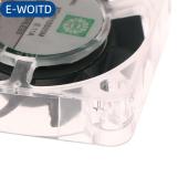 E-WOITD 40x40x10 mét 4010 DC 5V 0.11a không chổi than người hâm mộ với màu xanh LED ánh sáng cho tản nhiệt Cooler làm mát tản nhiệt cho 3D bộ phận máy in Fan