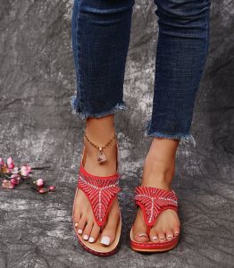 [Free Shipping] Popular Style Flip-Flops Large Size African Sandals Casual Lightweight Flip-Flops Flat Casual Sandals