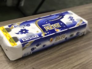 10 CUỘN TẶNG 2 - GIẤY VỆ SINH BIBI 2 LỚP CAO CẤP - LỐC 12 CUỘN