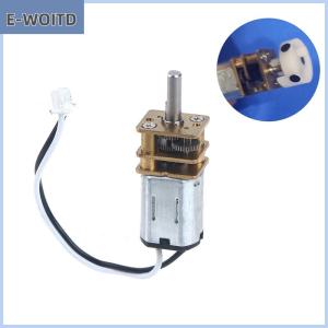XUNYU3 มอเตอร์เกียร์โลหะขนาดเล็ก N20 DC3V-6V พร้อมเกียร์มอเตอร์ DC อุปกรณ์อิเล็กทรอนิกส์ DIY