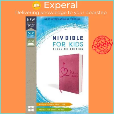 NIV Bible for Kids Leathersoft Pink Red Letter Comfort Print : Thinline Editi by Zonderkidz (US edition paperback)