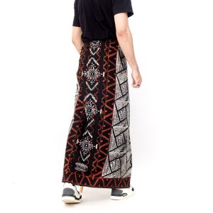 Sarung Batik Cap Pria El Rumi Motif Bata Biru Terbaru Bisa Cod