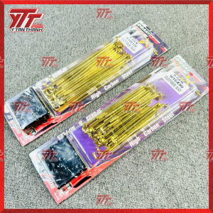 Căm Osaki vàng cho xe tay ga đi niềng 14 inch MS06