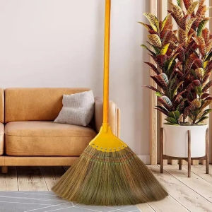 Durable Broom Walis Tambo 8 Nails Natural Material Handmade Household Cleaning Sweeper