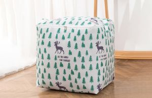 Storage Bag Dengan Penutup Resleting Keranjang Serbaguna Keranjang Storage Box 100Liter