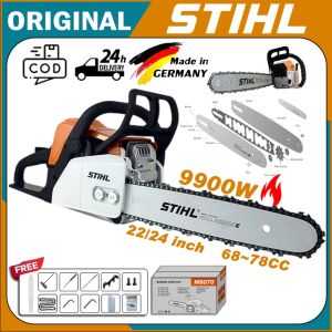 78CC 9.9KW Gasoline Chainsaw 22/24 Inches Mini Portable High Power Cutting Tool Original Import for Versatile Gardening and Tree Trimming