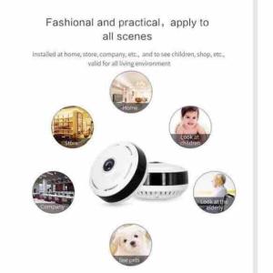 ใหม่อัพเกรด HD2.0MP Full View WIFI 360 องศา Two WAY Audio Panoramic 1080P Fisheye กล้องสมาร์ทไร้สาย V380S