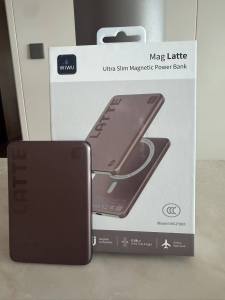 WIWU 15W 5000MAH POWER BANK MAG WIRELESS CHARGING ULTRA THIN CCC