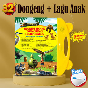 Smartbook Bersuara Jumbo 3 Bahasa Indonesia Inggris Arab 17 Materi Mainan Buku Edukasi Belajar Anak