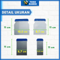 [4 PCS] Kape Kapi Skrap Sekrap  Scraper Scrapper Dempul Kompon Gypsum Besi Stainless Plastik Set. 