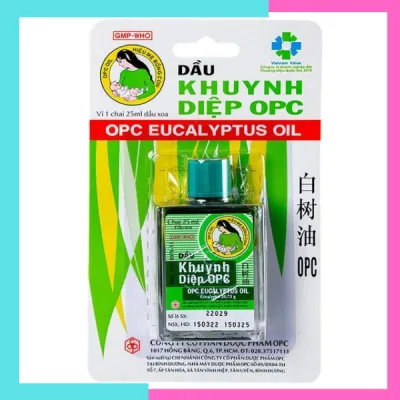 Dầu khuynh diệp cho bé dầu khuynh diệp OPC 25ml hiệu mẹ bồng con dùng được cho trẻ sơ sinh