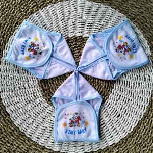 Seri Merah 12 Pcs Popok Bayi Baru Lahir Popok Ikat Kain Cuci Ulang 100% Kualitas Premium