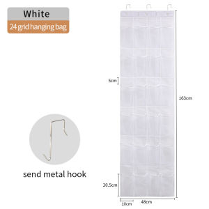 24/28 Pockets Shoe Organizer Rack Hanging Organizer Space Saver Hanging Over The Door Behind Closet Organizer Storage Hanger Bag