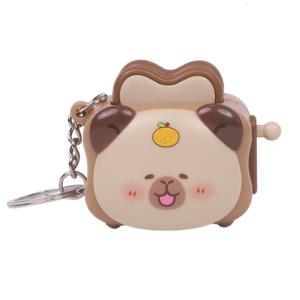 Cartoon Animal Mini Toaster Keychain Pendant Charm Fun Accessory For Students Commuters And Collectors