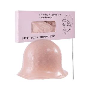 Tái sử dụng nổi bật mũ kéo qua mũ cho màu tóc Frosting mũ với móc tóc màu làm nổi bật mũ