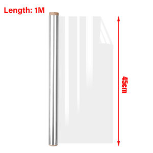 45x100cm Transparent Kitchen Oil-proof Wall Sticker Heat-resistant Self-Adhesive Film Covering Removable Protective Film