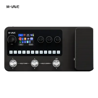 Nhạc cụ Bộ xử lý đa bàn đạp hiệu ứng guitar/bass MK-20 M-VAVE 320 loại hiệu ứng 128 trống + Mô hình thần kinh Ann
