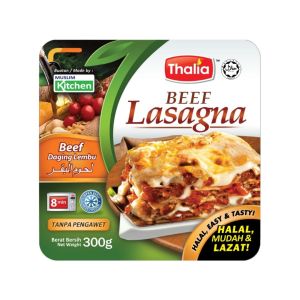 Thalia Lasagna 300g (Best seller) Halal Frozen Meal Pasta Cheese Mozzarella Italian RTE Easy Reheat Microwave