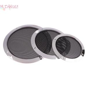 【E-WOITD】 2 3 4 5 6.5 8 Inch Speaker Net Cover Car Home Loudspeaker Mesh Enclosure Speakers Plastic Frame Metal Iron Wire Grilles