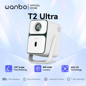 Wanbo T2 Ultra Innovative 120° Rotating Projection / 500 ANSI Lumens / 1080P FHD / ASA 3.0 / Android TV 11