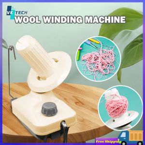 [ VKTECH ] Mini Winding Machine for Knitting and Crochet Portable Handheld Sewing Accessories for Yarn Winding