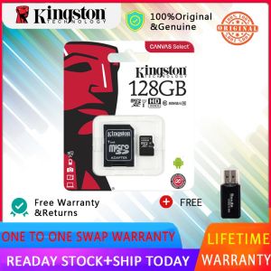 🔥COD + ฟรี + คลังสินค้าพร้อม🔥Kingston การ์ดหน่วยความจำไมโครการ์ด SD การ์ด Sd เมกะไบต์/วินาที10 120 16GB32GB64GB128GB256GB512GB บัตร TF 1TB สำหรับ CCTV Dashca