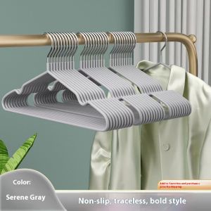 ไม้แขวนเสื้อกันลื่นที่เงียบสงบการออกแบบที่ทันสมัยไม้แขวนเคลือบโลหะทนทานสำหรับใช้ในบ้าน