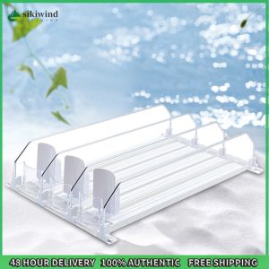 Sikiwind Auto Beer Pusher Holder Beverage Pusher Shelf Adjustable Width for Refrigerator