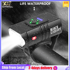 🔥(Lowest Price) T6 LED Bike Light Waterproof Bicycle Headlight Front Back Rear Light Cycling Safety Warning Taillight 6 Modes USB Rechargeable MTB Mountain Cycling Equipment