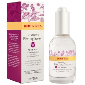 Serum làm săn chắc da mặt BURTS BEES INTENSIVE Firming Serum RENEWAL 29.5ml với Bakuchiol thay thế Retinol tự nhiên của Mỹ