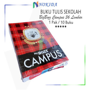 Nokida Buku Tulis Sekolah Big Boss Campus Isi 36 50 Lembar / 10 Buku Bigbos / Write Book Bigboss 1 Pack