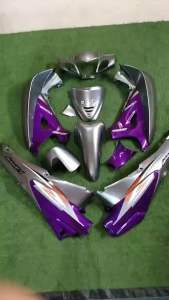 ชุดสี WAVE 125 R กุญแจกลม สีเทาPCX / ม่วงแก้ว ลายi มี 12 ชิ้น แถมน๊อตพอช