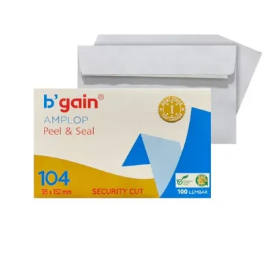 AMPLOP PENDEK POLOS 104 BGEN