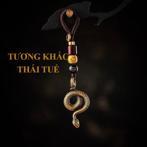 Móc Khóa Hình Rắn 2025 Giải - Thái Tuế - Trang Trí Chìa Khóa Túi Xách Ô Tô - Đồ Treo Phong Thủy