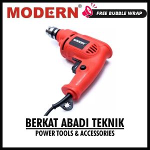 MODERN M-2100C Bor Listrik 10mm Tangan Kayu Besi Elektrik Electric Hand Drill 10 mm Variable Speed Bolak Balik Reversible Mesin M2100C M-2100 C M2100 C