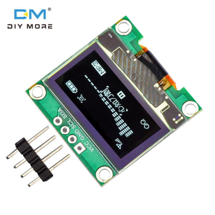 diymore Mô-đun Màn Hình Oled Trắng Nối Tiếp IIC 0.96 Inch Bảng Màn Hình ...