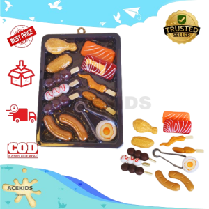 Mainan Anak Grill Masak Masakan Mainan BBQ Makanan Edukasi